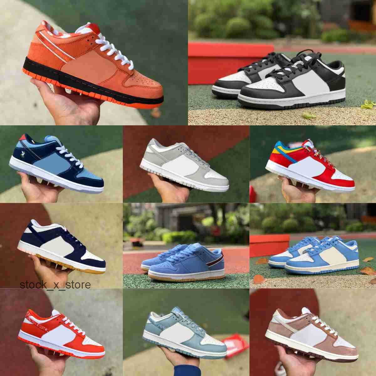 

DUNKES 2023 Men Women Running Shoes SB White Black Orange Lobster Be Angeles Dodgers Ceramic Safari Kumquat Why So Sad Grey Fruity Pebbles, Michigan