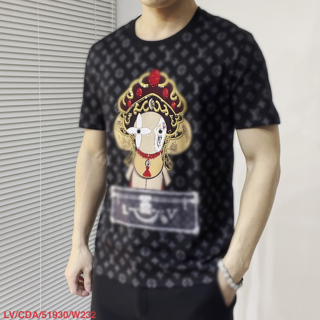 

2023 Full logo fashion T-shirt designer style 23-year-old trendy T-shirt, Beige