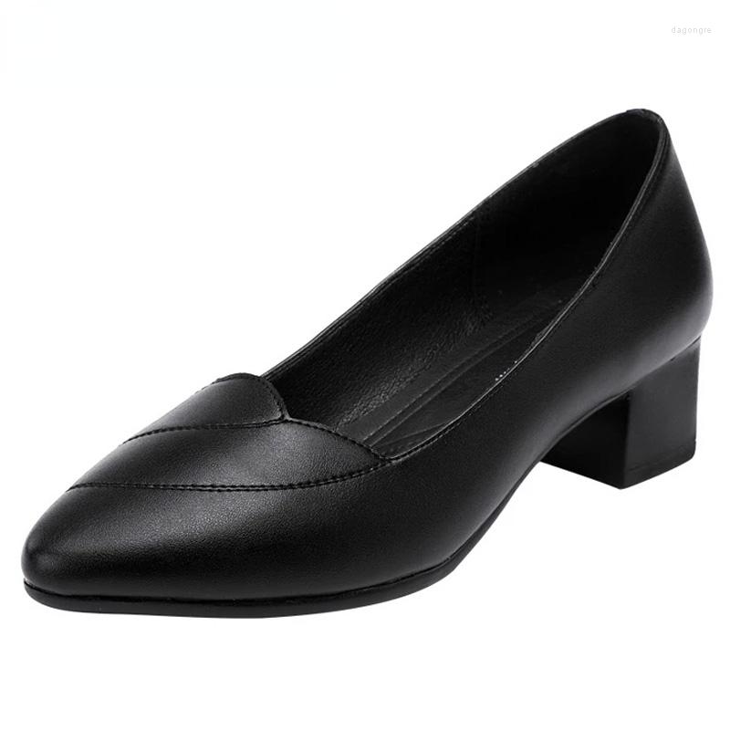 

Dress Shoes 2023 Autumn Fashion Casual Pointed Toe Women's Black High Heels Office