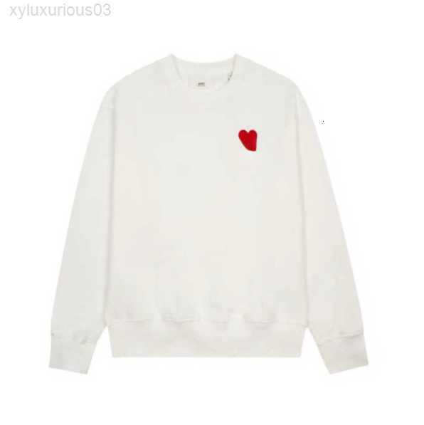

Hoodie Male and Female Designers Amis Paris Hooded Highs Quality Sweater Embroidered Red Love Winter Round Neck Jumper Couple Sweatshirts P9