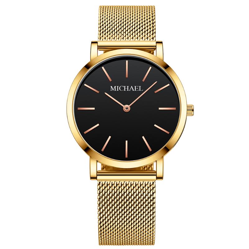 

Wristwatches Selling Private Custom Personalized Name Logo Trademark Or Pattern Ultra-Thin Stainless Steel Waterproof Watch One Order, 1018-3