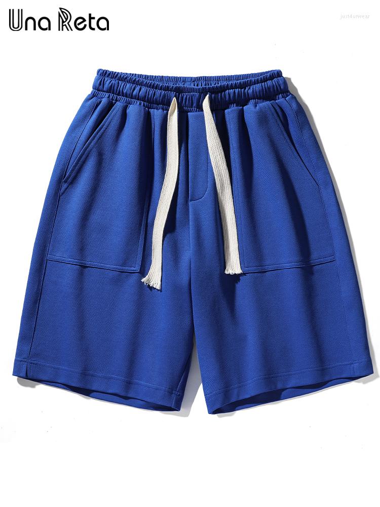 

Men's Shorts Una Reta Summer Men's Streetwear Elastic Waist Pant Hip Hop Pantalon Loose Solid Casual, Black