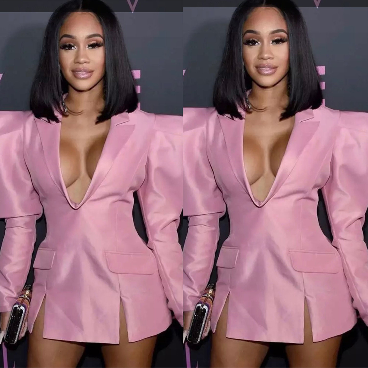 

Show Style Women Blazer Suits Street Power For Wedding Celebrity Ladies Customized Jacket Evening Party Formal Wear