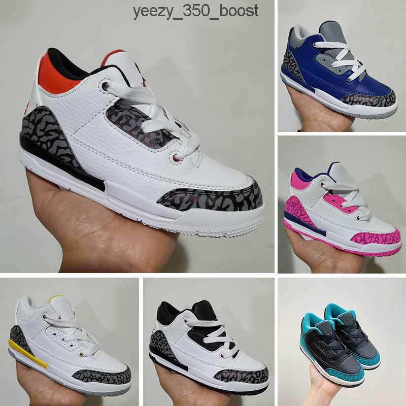 

Jumpman 3 3s Kids Basketball Shoes Fire Red Barely Grape Sport Blue Laser Orange Outdoor Sneakers For Children VMXU, #1