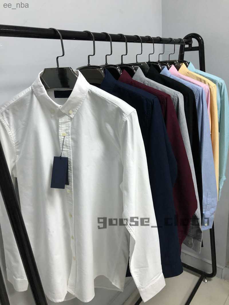 

Shirts Mens Designer Business Dress Shirt Fashion Casual cotton Men Slim Fit Stripe Womens small horse Man Solid short Clothes long sleeves