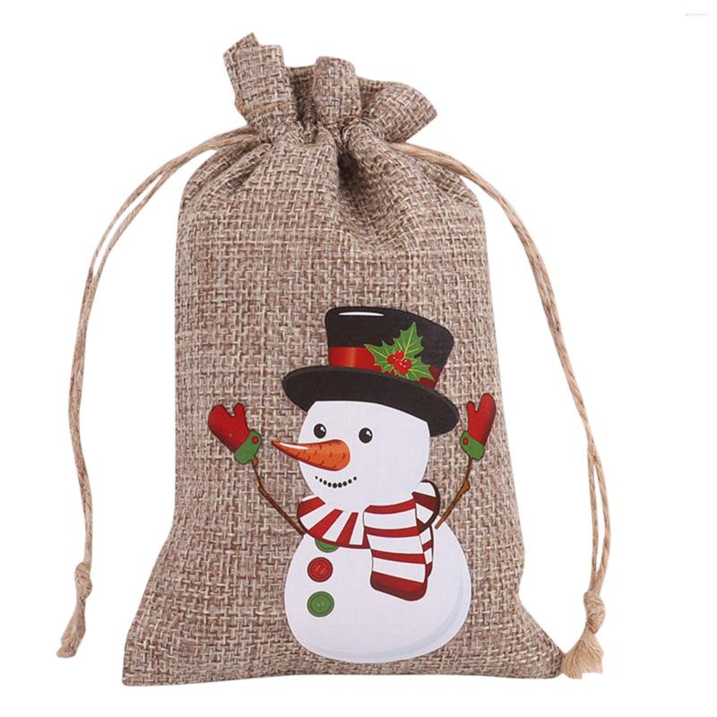 

Shopping Bags Drawstring Christmas Bag Pouch Bronzing Candy