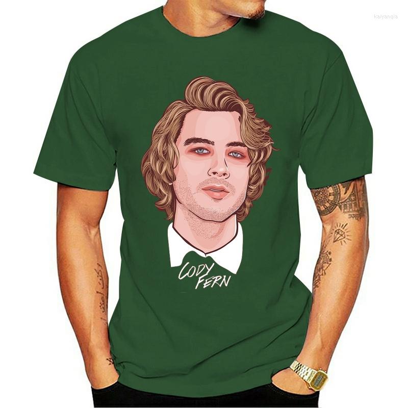 

Men's T Shirts 2023 Fashion Cody Fern Men Clothing O-neck Cotton, Redmenx827033