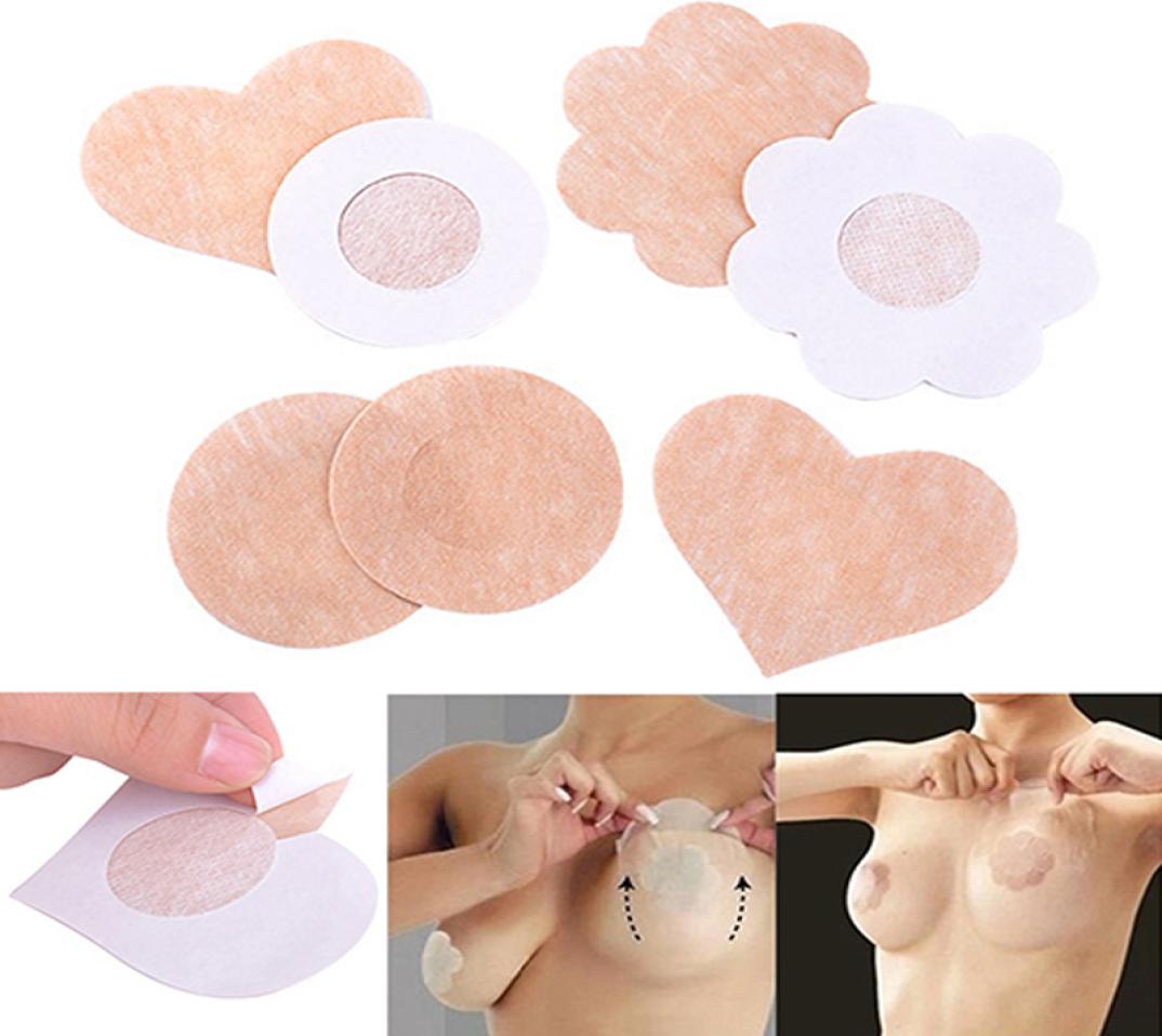 

Invisible Breast Brassiere Sticker Chest Stickers pad Underwear Invisible Breast Lift Tape Overlays on Bra Nipple Covers Accessori2965256