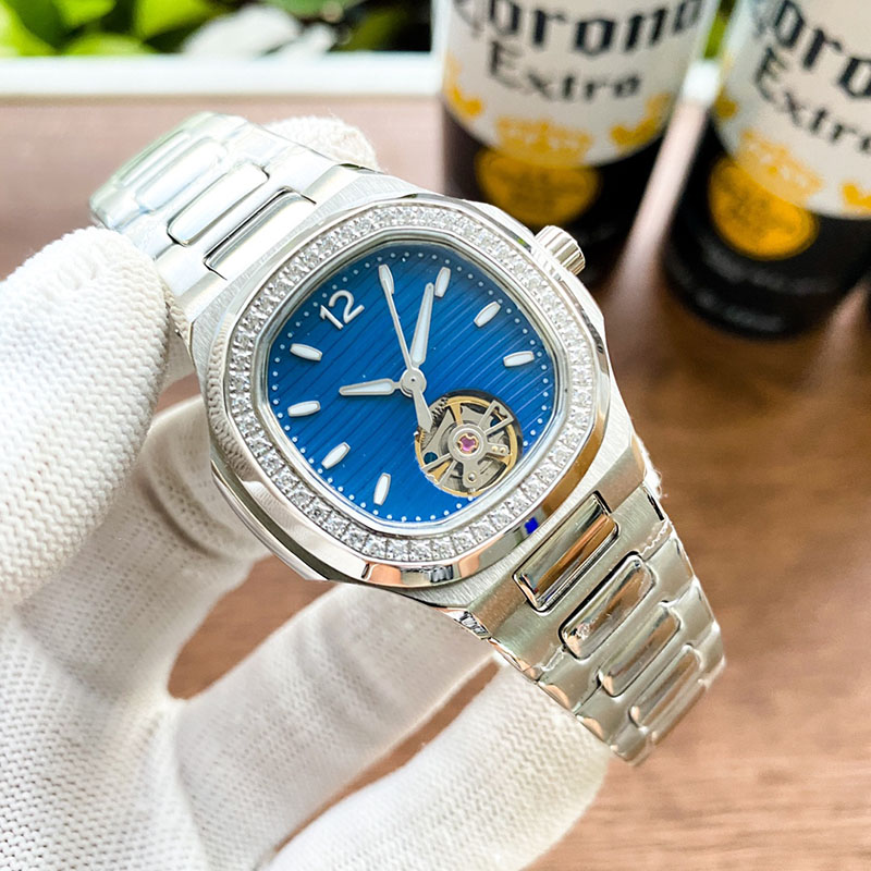 

watch mens watch ladies watch hollow watchs Automatic Mechanical Movement Stainless Steel Custom Bracelet Sapphire Waterproof Design 41mm calendar, Color1