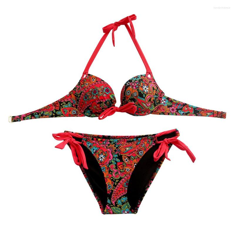 

Women's Swimwear Summer UNDERWIRE CUPS Bikini Set Swim Swimsuit Biquinis Brasileiro Bathing Suit Brazilian Thong, 380-14h-88