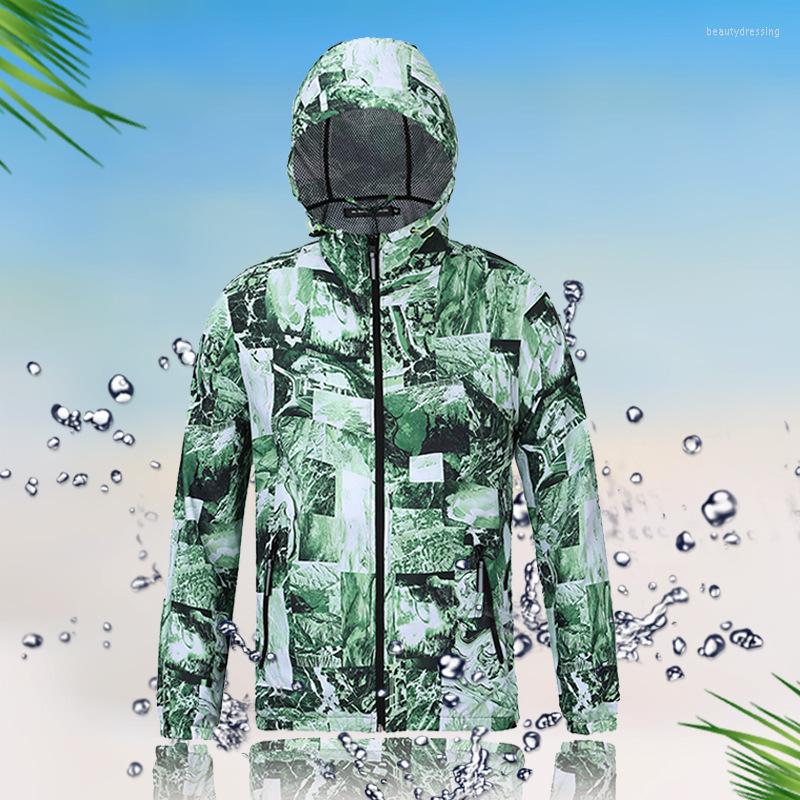 

Men's Jackets Brand Fashion For Men And Women Windproof Plus Size Ultra-light Quick-dry Waterproof Hooded Jacket Jaqueta Masculina, Ivory
