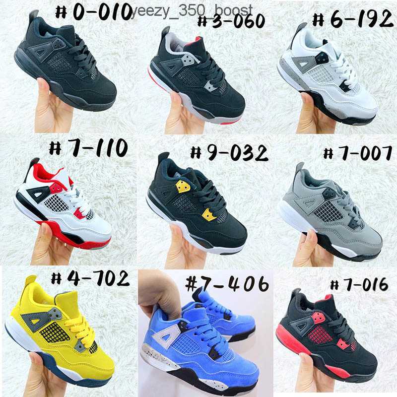 

Jumpman 4S Kids Basketball shoes Bred 4 Black cat Infant Boy Girl Sneaker Toddlers Fashion Baby Trainers Children footwear Athletic Outdoor ZZ6I