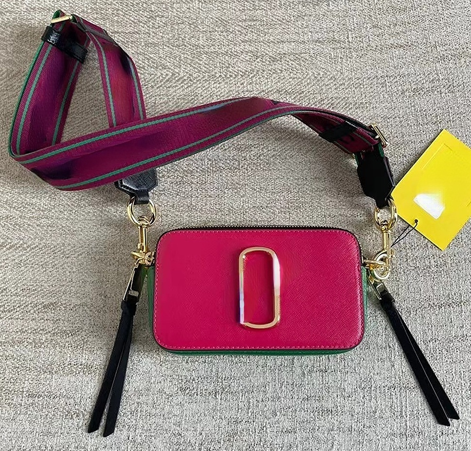 

New Style Evening Bags Color Camera Small Square Bag Women's Single Shoulder Cross-body Cross-grain Cowhide European and American Fashion Women's Bag, Purple