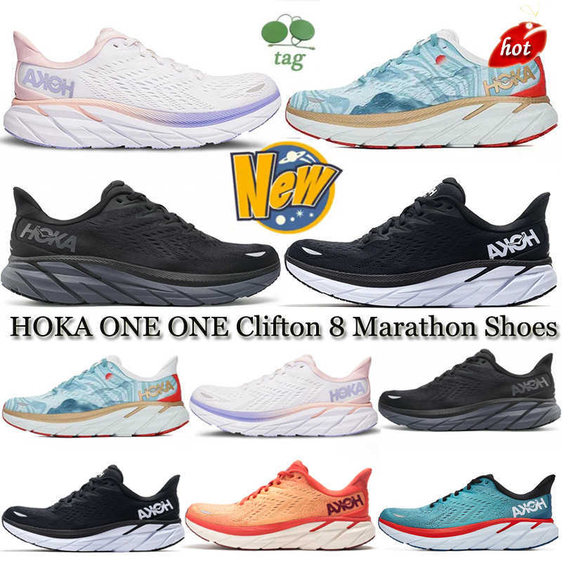 

Casual Shoe Woman Men Athletic Shoes HOKA ONE Clifton 8 Runner Shoe Training Sneakers Marathon Shock Absorption Womens Road Jogging Mens For1, 2 36-40