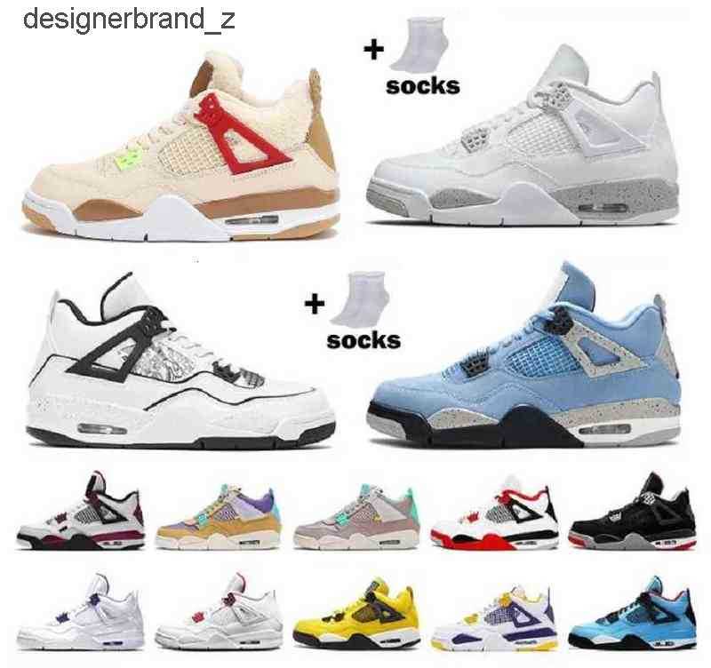 

Jumpman 4s 4 retro kids Big boy basketball shoes UNC Camo Aleali May White Oreo Bred Concord Cool Grey men women trainers sports sneakers 15CH