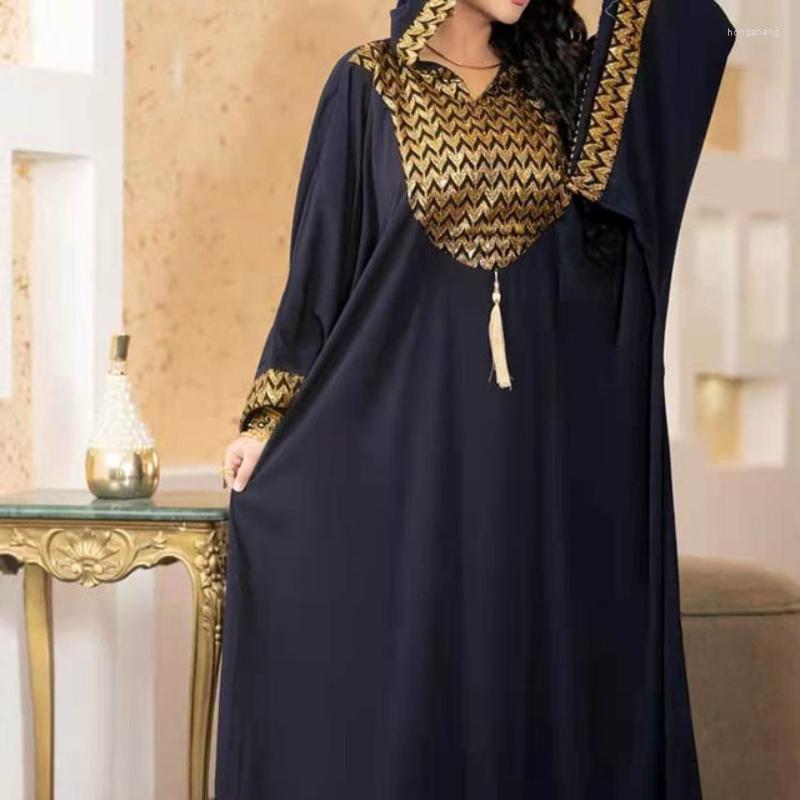

Ethnic Clothing Muslim Kaftan Abaya Dress Women Dubai Abayas Luxury Evening Gown Elegant African Hooded Boubou Robe Djellaba Femme