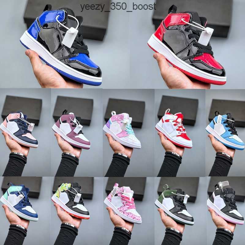 

Jumpman 1s boys basketball 1 shoe Children black mid high sneaker Chicago designer Scotts blue trainers baby kid youth toddler infants C9Dd# ZO7B, 10