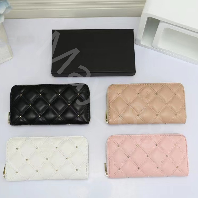 

Women's Long Purse Lighweight Stylish Solid Color Clutch Bag Pu Leather With 4 colors Handy Simple Change Clip