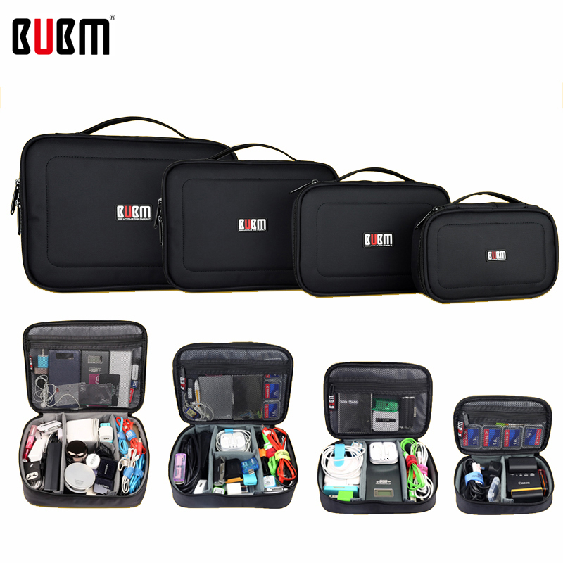 

Stuff Sacks BUBM bag for electronic accessories digital receiving bag power bank L M S 3 pcs a set Portable Travel bag Organizer 230316, Style 2 s size blac