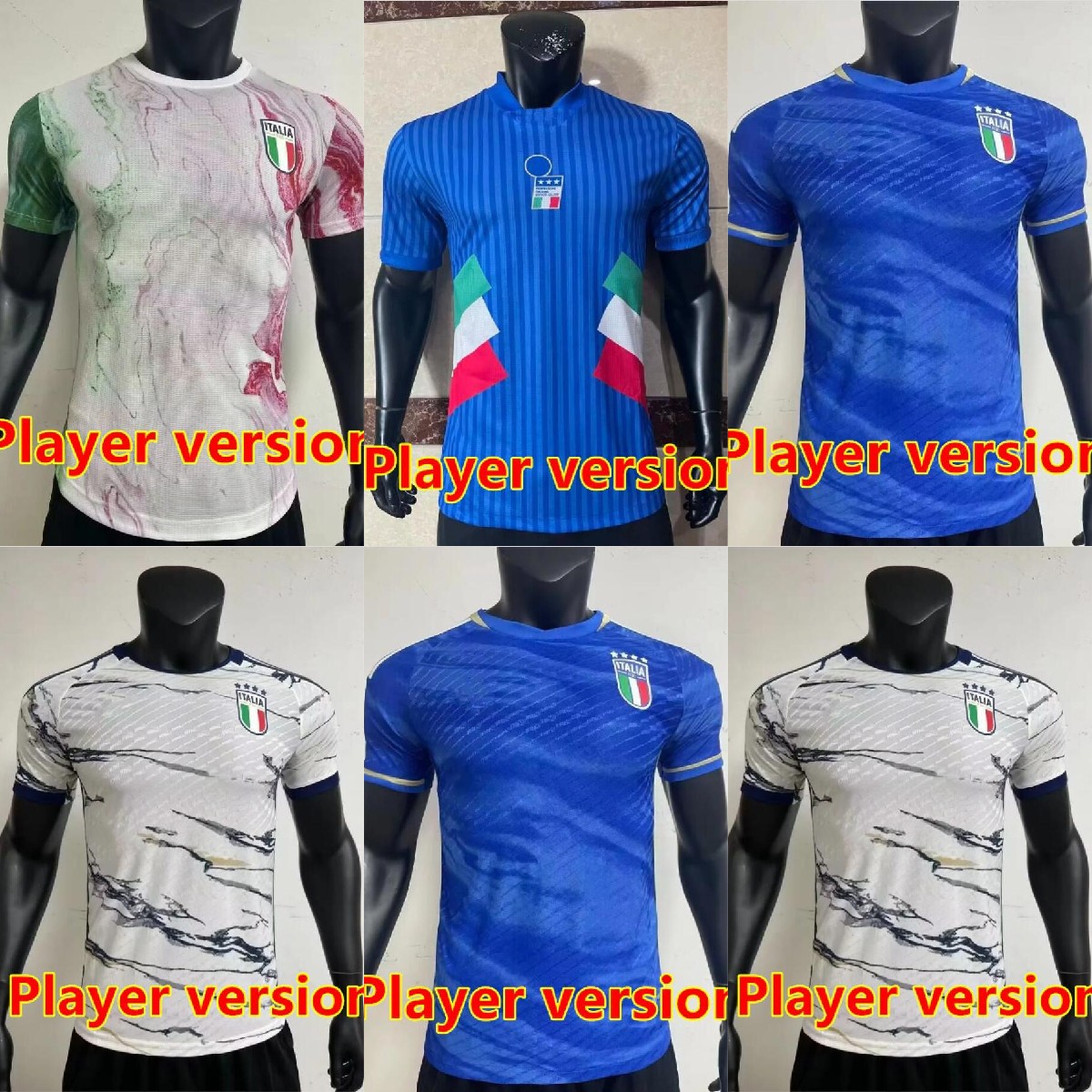 

Player version 2024 Italy national Soccer Jerseys BONUCCI TOTTI VERRATTI CHIESA BELOTTI Italia homeaway white training Football team 23/24 SENSI Men kits, Black