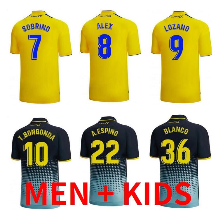 

2022 2023 Cadiz Soccer Jerseys CF A.Negredo LOZANO BONGONDA MABIL SOBRINO ALARCON A.ESPINO home away 22 23 football shirt men kids kit ZZ