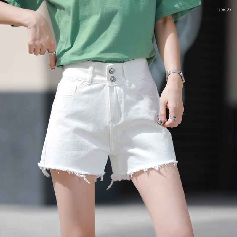 

Women' Shorts Summer Basic White Jeans For Women Korean Fashion Trends Clothes Teenage Girl Mini Denim Booty Short Pant Sexy Streetwear, Black