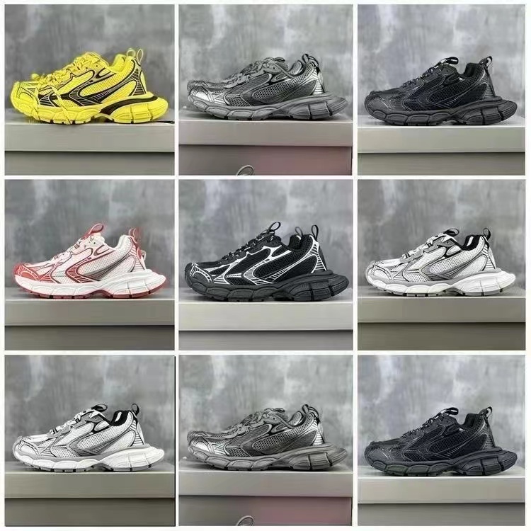 

Designer 3XL Sneaker Casual Shoes Mens Paris Phantom sneakers Mens Women Daddy Shoe Black White Yellow mesh comfortable nylon Sneaker Breathable Dad Trainer 36-45