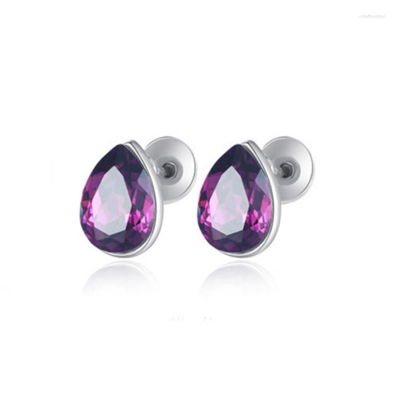

Stud Earrings ER-00091 Genuine Austrian Crystal Jewelry Allergy-free Water Drop Earring For Women 2023 Christmas Gift