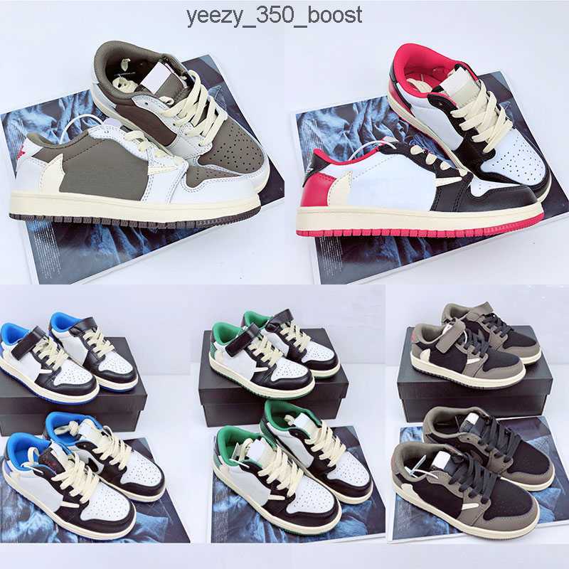 

Jumpman 1 Kids Basketball Shoes Low Boy Girl Shoes Dark Mocha Obsidian Chicago Bred outdoors Sneakers Multi-Color Size 24-35 EJ6Z