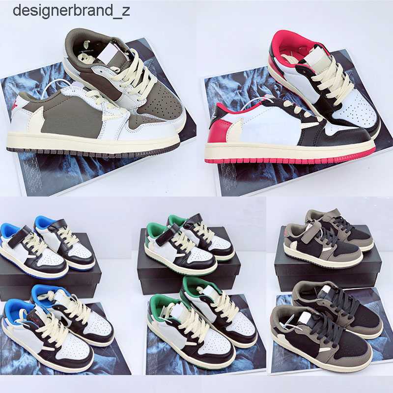 

Infants Jumpman 1s low Toddler 1 Kids Basketball Shoes Pine Green Game Royal Scotts Obsidian Chicago Bred Sneakers Outdoor Walking FN1Z