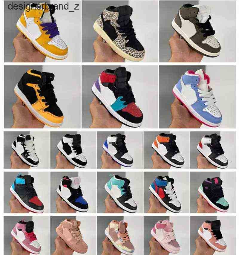

Discount Jumpman 1s Kids Basketball Shoes High Casual Sneakers Unc Royal Blue Big Boys Sport Designers Trainers Chaussures Zapatos OK33, Color 10