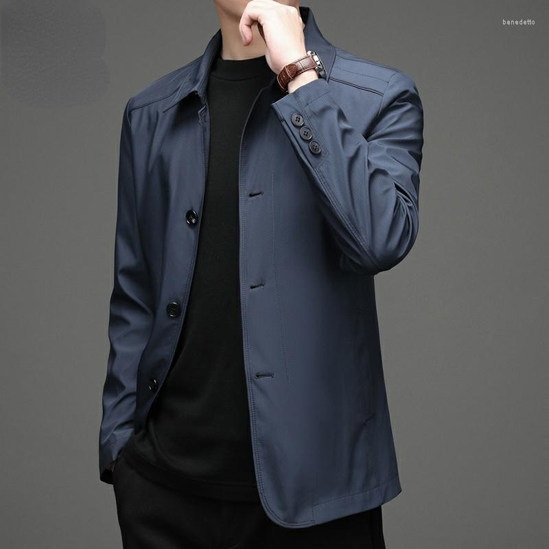 

Men's Suits Jacket Men 2023 Spring Autumn Tops Korean Fashion Blazer For Business Casual Mens Uomo Lq377, Light khaki