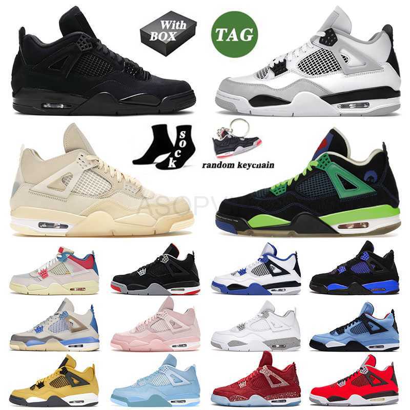 

designer shoes Basketball Shoes Jumpman 4 4s IV For Mens Womens Doernbecher Toro Bravo Blackcat Midnight Navy Military Black Taupe Haze Sports Sneakers sandal, 36-47 white cement