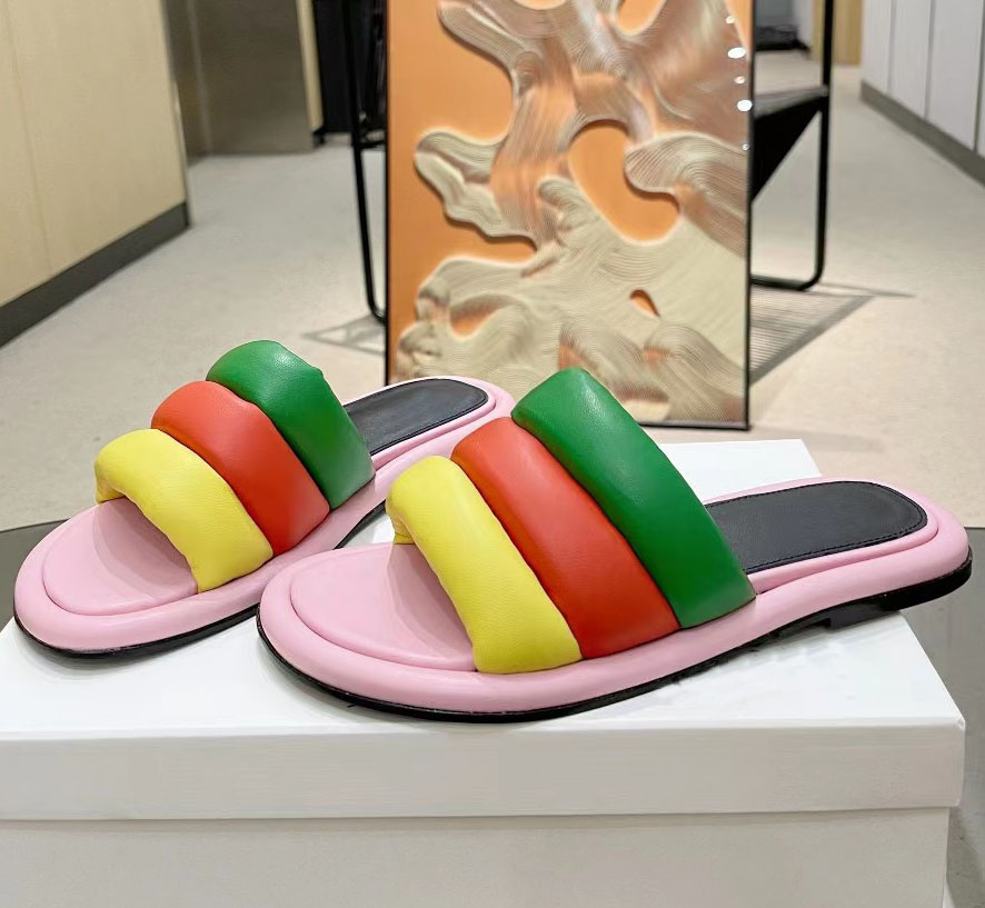 

sandals Slippers women's Anderson cowhide High quality JW Saudi shoes chaussures de designer Tory Channel white black z5