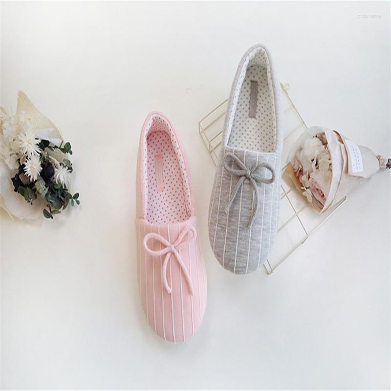 

Slippers Kawaii Women Indoor Cotton Ladies Spring Non-slip Maternity Shoes Cartoon Home Autumn Flat Casual, Pink