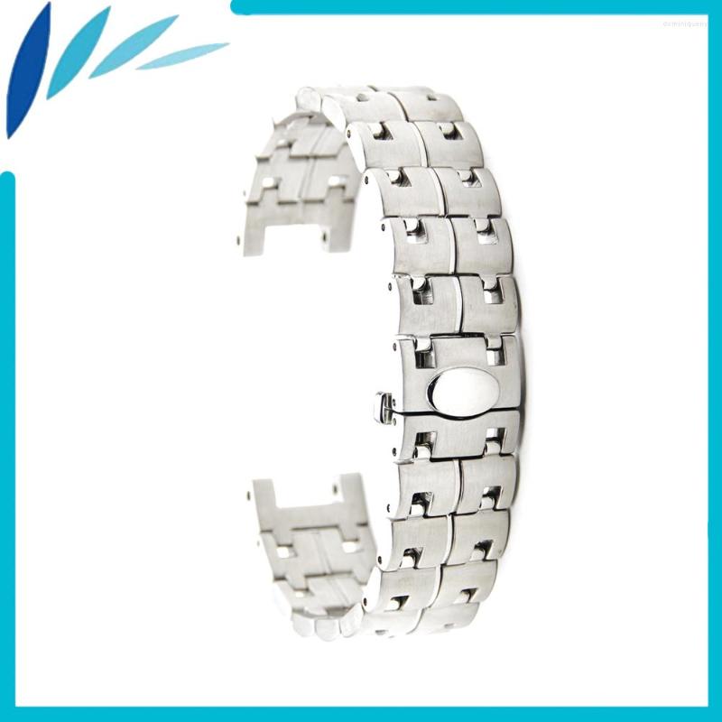 

Watch Bands Concave End Special Stainless Steel Band 8mm X 15mm 10mm 18mm Watchband Strap Wrist Loop Belt Bracelet Silver