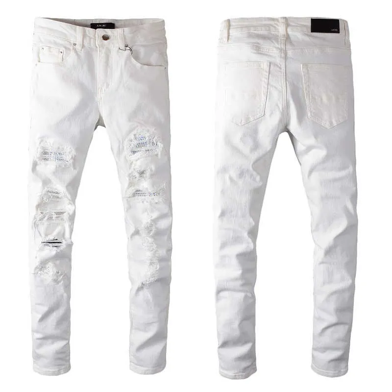 

2022 New Arrivals amirs Mens Luxury Designer Denim Jeans Holes Trousers Jean COOLGUY Biker Pants Man Clothing #625 Gpe
