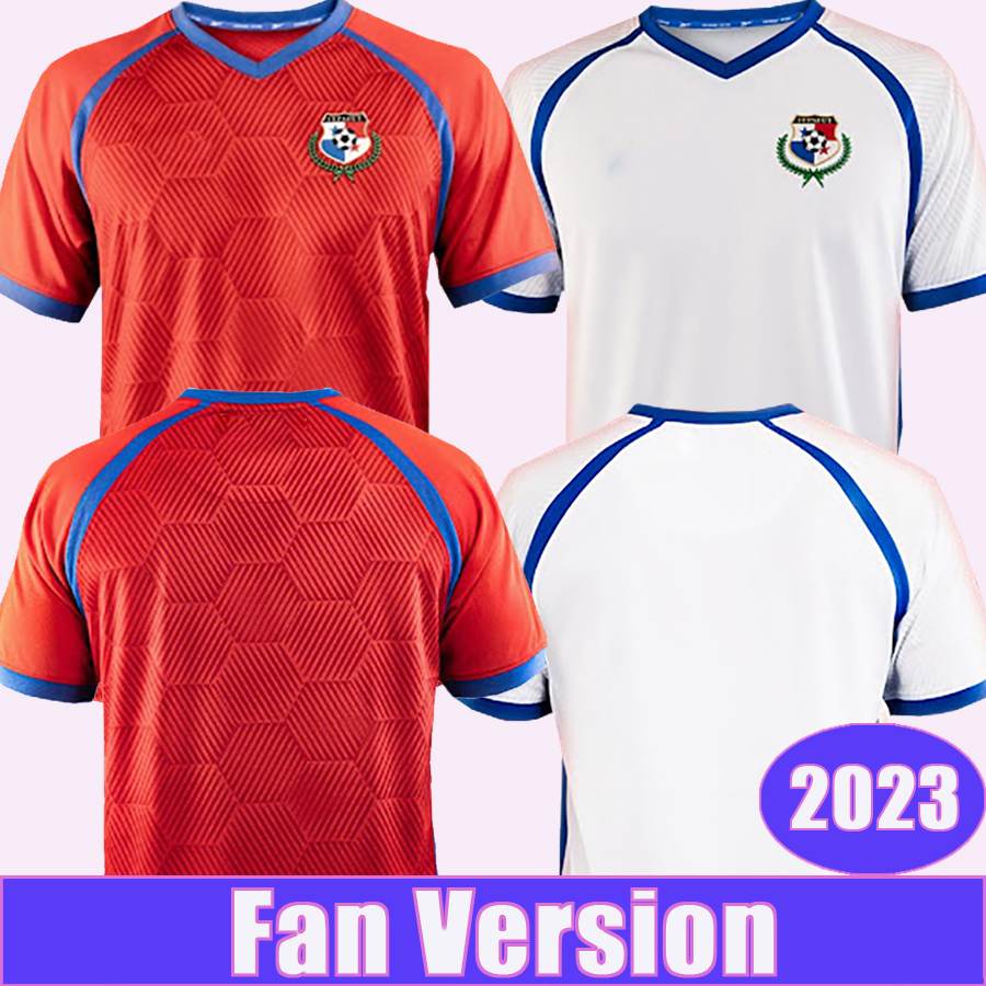 

2023 Panama National Team Mens Soccer Jerseys COX TANNER Home Red Away White Football Shirts Short Sleeves Uniforms, Qm3428 2023 home no patch