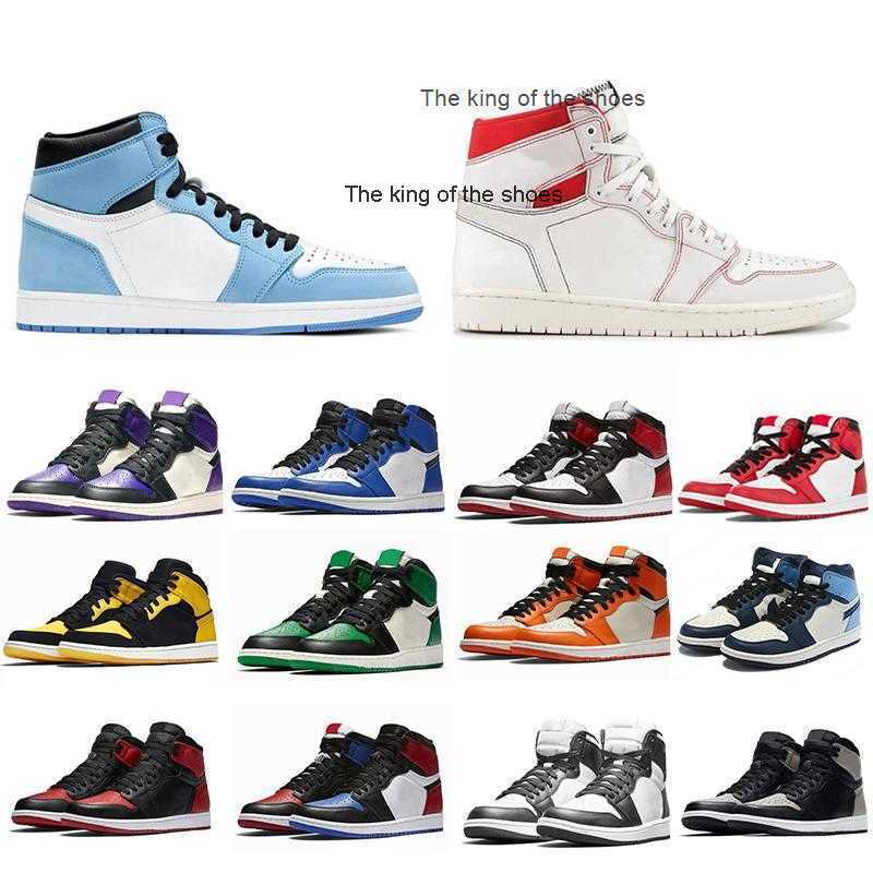 

2023 OG2023 OG Jumpman 1 1s Basketball Shoes Mens Women University Blue High Dark Mocha Chicago Obsidian UNC White Lucky Green Outdoor Sports Trainers, 32