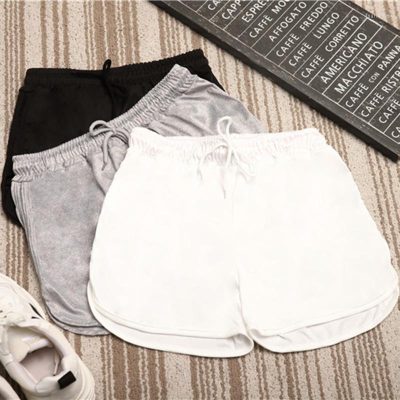 

Women's Shorts Women Casual Patchwork Fitness Workout Short Pants Summer Waistband Female Elastic Skinny Ladies Beach Home Ropa Mujer, Gray 2
