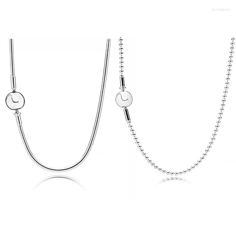 

Chains High Quality 925 Sterling Silver Small Hole Essence Series Necklace Jewelry Gifts