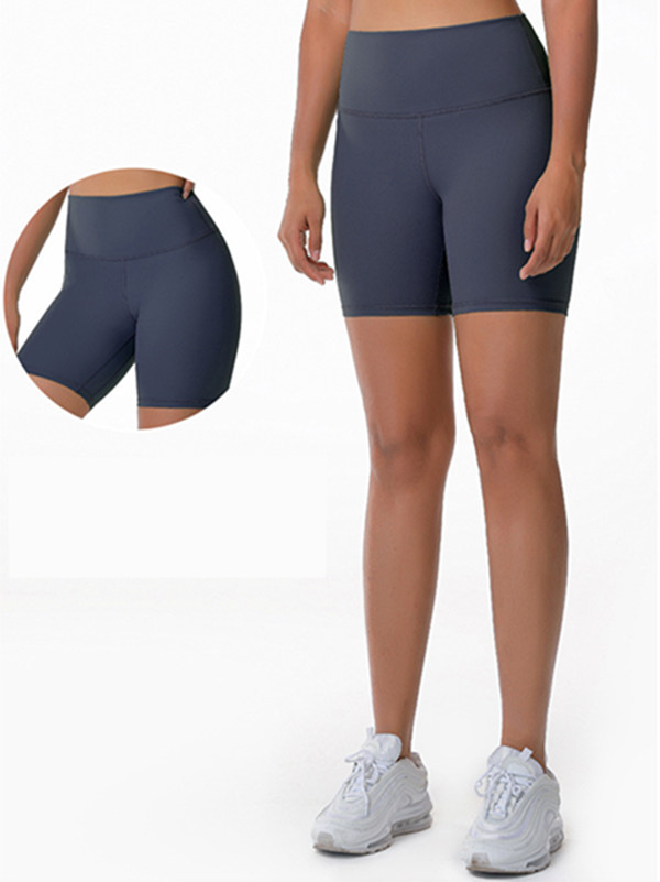 

LL Women Yoga Shorts ports Seamless Pants Cycling Fitness Stretchy Gym Underwear Leggings, Grey