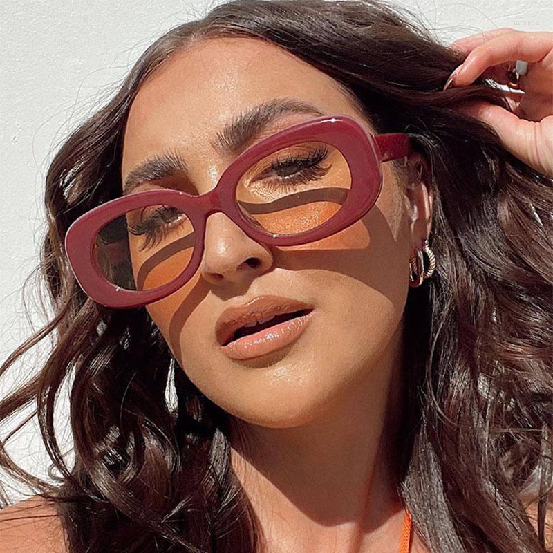 

Sunglasses HKNA 2023 Square Women Designer Sun Glasses Small Eyewear For Women/Men Retro Gafas De Sol Mujer