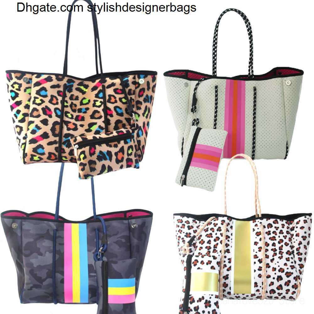 

Totes Ladies Tote Handbag Bag Neoprene Beach Bag Summer Large-capacity Shoulder Bag Waterproof Travel Bag Vacation European American 0316V23, No.29