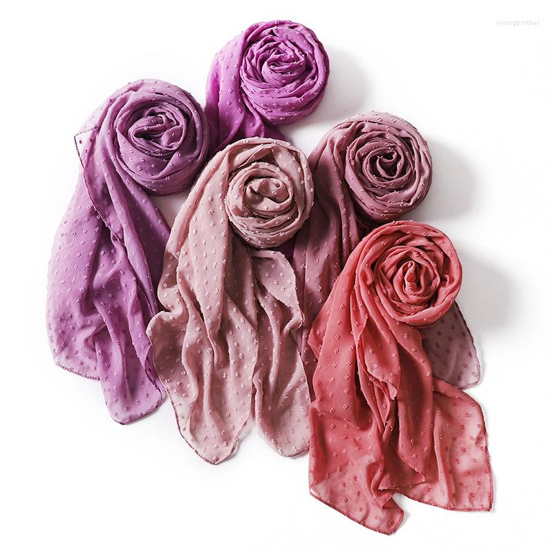 

Ethnic Clothing Fashion Chiffon Hijab Scarf For Women Muslim Shawl Headscarf Hair Scarves Black White Soft Turban Mujer Long Head Wraps
