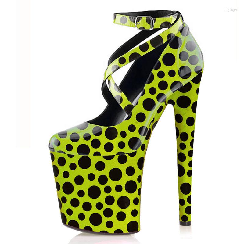 

Dress Shoes Girl's Cute High Platform Sandals Stripper Heels Buckle Straps Pole Dance Women Sexy Fetish Party Gothic Models