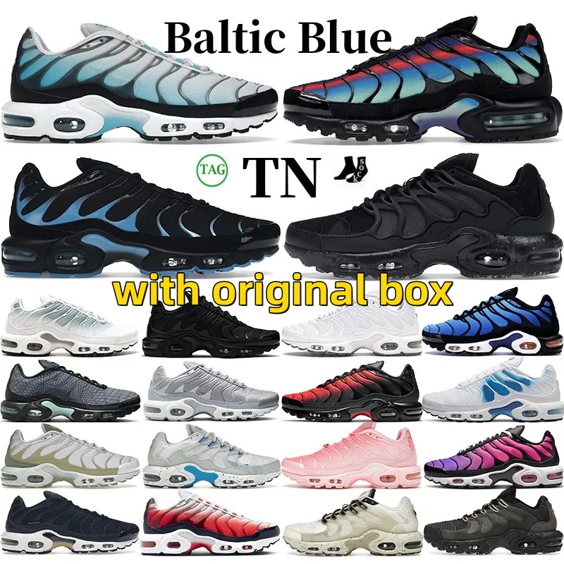 

Tn Plus Mens Trainers Tns Running Shoes White Black Basketball Shoes Anthracite Unity Dusk AtlantaBaltic Blue Women Breathable Sneakers Sports Tennis 36-46 Big Size