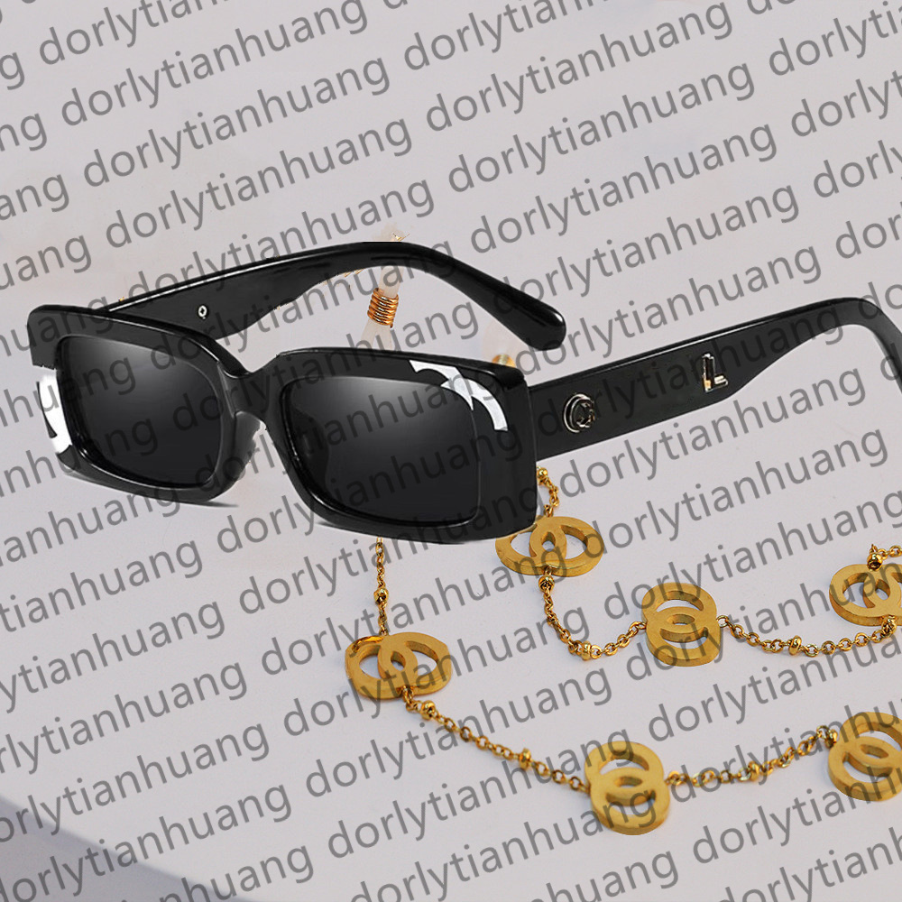 

Designer sunglasses fashion Goggle vintage sunglasses for women men classic cool casual gift glasses Beach shading UV protection polarized glasses Eyeglass Chain