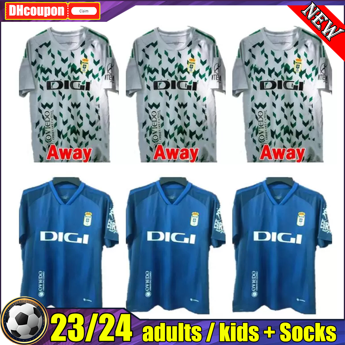 

2022 2023 Real Oviedo JOHANNESSON Soccer Jerseys 22 23 Home BARCENAS IBRA SAUL Football Shirt R.FOLCH Y.MOSSA BORJA BASTON Camiseta Equipacion top thai quality, 01