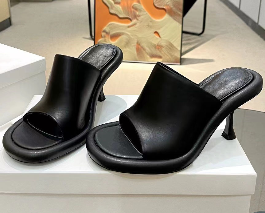 

sandals Slippers women's Anderson Bumper cowhide High quality JW Saudi shoes chaussures de designer Tory Channel white black S1